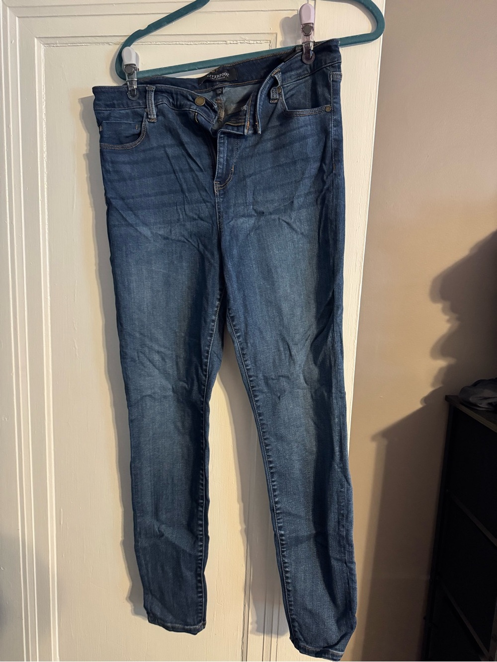 Liverpool Dark Blue Stretch Skinny Jeans